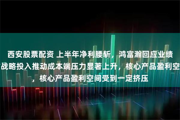 西安股票配资 上半年净利腰斩，鸿富瀚回应业绩下滑原因：双重战略投入推动成本端压力显著上升，核心产品盈利空间受到一定挤压